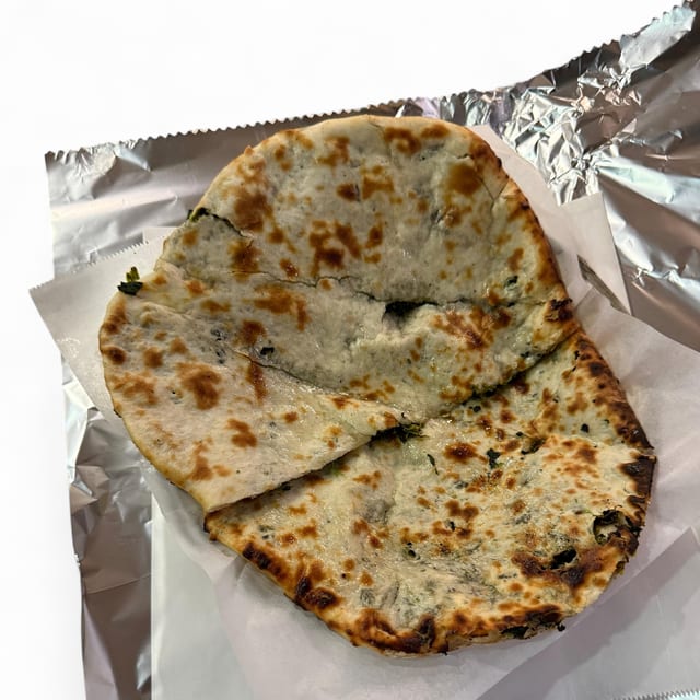 Spinach Naan.