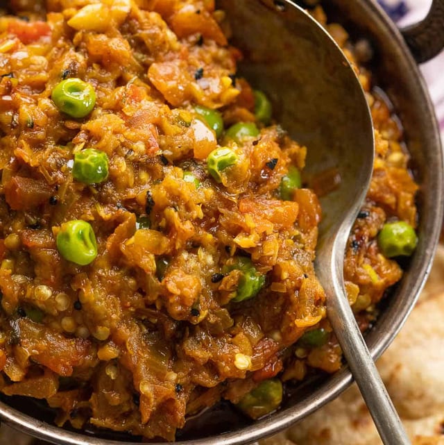 Eggplant Bharta.