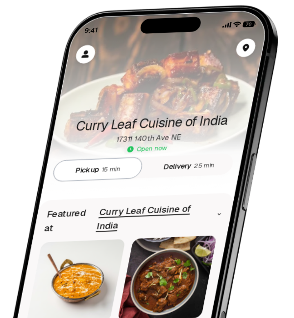 Curry Leaf Cuisine of India app preview