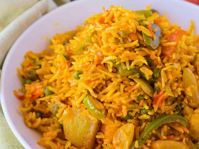 Vegetable Biryani.