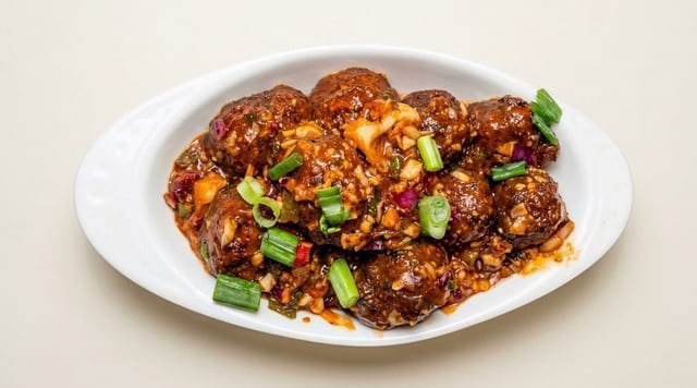Vegetable Manchurian.